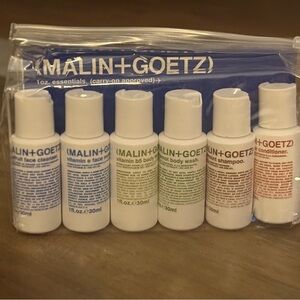 MALIN+GOETZ 6-Piece Travel Essentials Set – Carry-On Approved (Brand New)